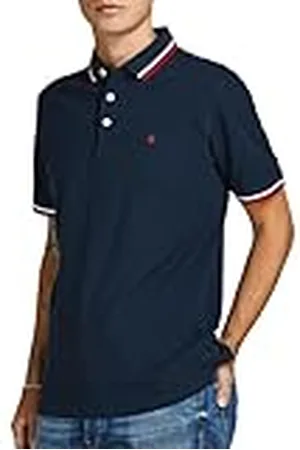 JACK & JONES Jjepaulos Polo Ss Noos Polo, Hombre, , M