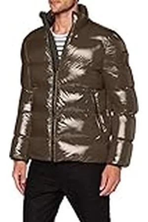 Geox M SILE BOMBER Hombre Chaquetas, Verde , 46