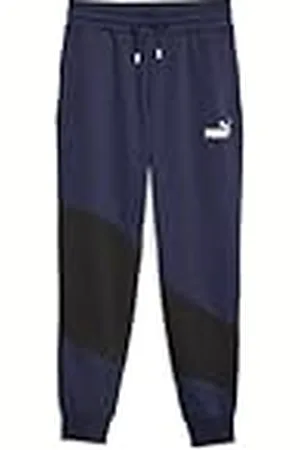 PUMA Power Cat Sweatpants FL Cl Pantalones de Punto, Hombre, Azul Marino, M