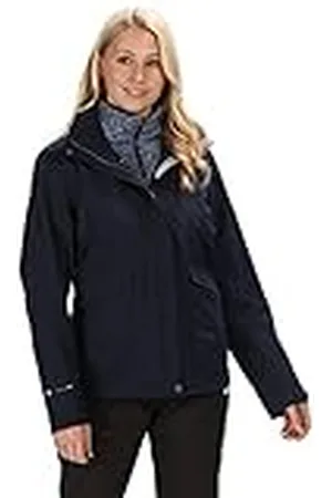 Regatta Calyn III - Chaqueta 3 en 1 Impermeable y Transpirable con Capucha Oculta para Caminar con Forro Polar Marl Interior 3 en 1, Mujer, Color , tamaño 12
