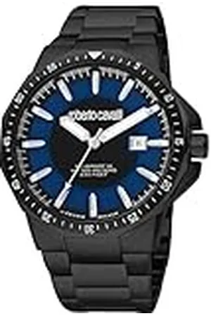 Roberto Cavalli Reloj Analógico para Hombre de Cuarzo con Correa en Acero Inoxidable RV1G182M0081