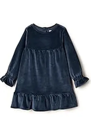 Amazon X Sofia Grainge Vestido de Pana de Manga Larga Niña, , 4 años