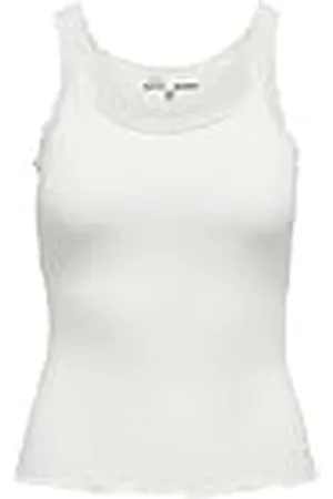 ONLY Onlsharai Lace Tank Top Jrs Camiseta de Tirantes Anchos, , XS para Mujer