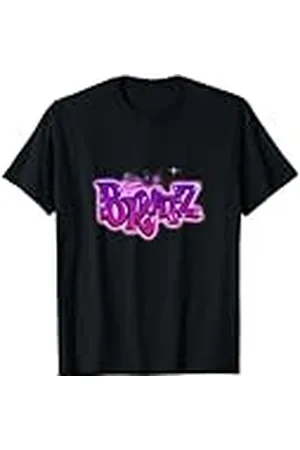 Bratz Aerógrafo con logotipo brillante, rosa y morado, estilo grafiti Camiseta