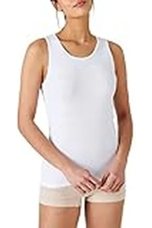 Damart Camiseta de Tirantes Acanalada Thermolactyl Ropa Interior, , L para Mujer