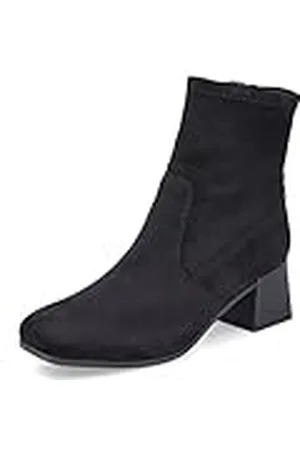 Rieker Mujer Botines 70971, señora Botines,Botas,Bota,Media Bota,botín,Alto,Negro (Schwarz / 00),39 EU / 6 UK