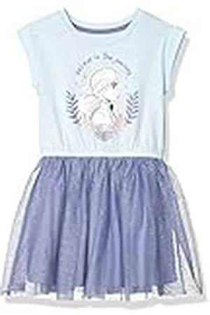 Amazon Disney | Marvel | Star Wars Vestidos tutú de Punto con Manga Corta - Colores interrumpidos Niña, , 2 años