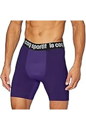 Le Coq Sportif Training Smartlayer Short M Pantalón Corto, Hombre, Violet, XL