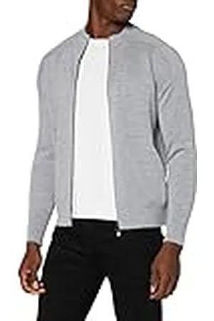 Falke Cremallera-60094 Chaqueta con Cremallera para Hombre, Color Gris, Extra-Large