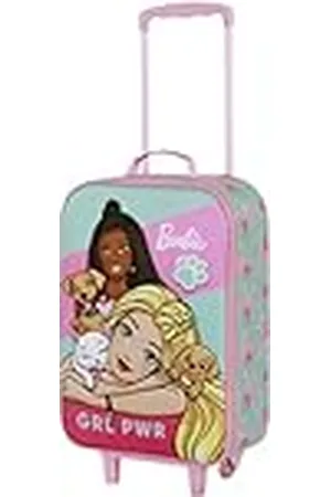 KARACTERMANIA Barbie Pets-Maleta Trolley Soft 3D, Rosa, 17 x 33 x 52 cm, Capacidad 26 L