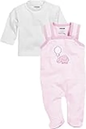 Playshoes Schnizler Strampler-Set Interlock Elefant Polaina, , 68 para Bebés