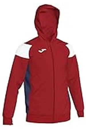 Joma Poly Crew III 101271 - Sudadera con Capucha, Color Rojo, Blanco y Azul Marino, 101271_602_6XS, Rosso-Bianco-Navy, 6XS