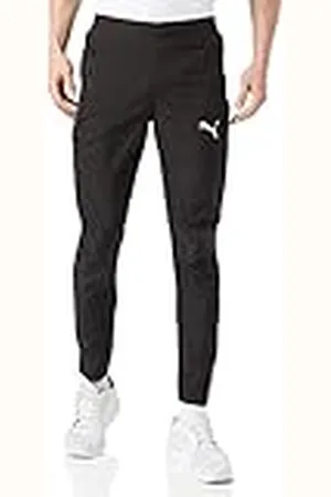 PUMA Liga Sideline Pantalones Hombre, Black- White, XL