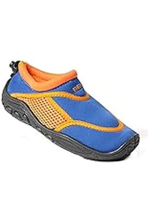 Beco Zapatillas de Surf para niños, Color Azul/Naranja, 21