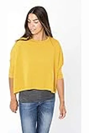 Supernatural Camiseta cómoda para mujer, Con lana merina, W ISLA TEE, Talla: L, Color: Burdeos moteado