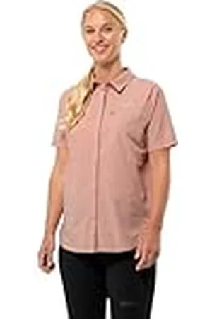 Jack Wolfskin Vandra S/S Shirt W Blusas, Rosa Dawn, XL para Mujer