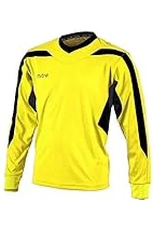 Mitre Kids Frequency Football Match Day Shirt - Yellow/Black N/A