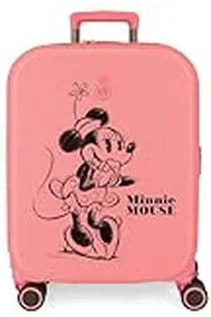 Disney Minnie Happiness Maleta de cabina Rosa 40x55x20 cms Rígida ABS Cierre TSA integrado 37L 3,22 kgs 4 Ruedas dobles Equipaje de Mano