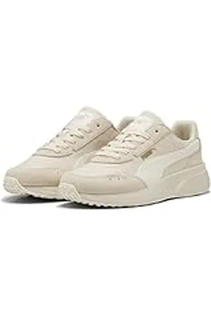 PUMA R78 Glance, Zapatillas Femenino, Alpine Snow-Warm White-Gold