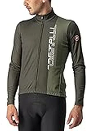 Castelli TRAGUARDO Jersey FZ, Military/Olive Green, XS