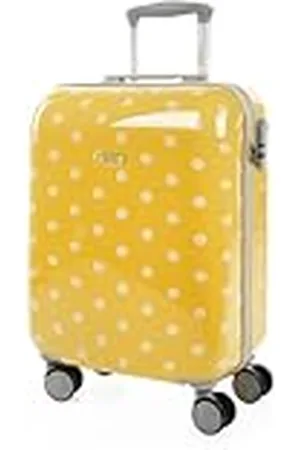 Skpat Maleta de Cabina 55x40x20. Maletas de Viaje Cabina. Maleta de Cabina - Trolley Cabina. Maletas de Cabina con Candado de Combinación., Amarillo