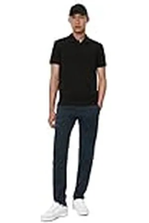 Marc O’ Polo Marc OߴPolo Hombre Polo de manga corta de algodón orgánico Regular fit, (Black), M