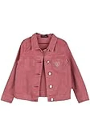Conguitos Abrigo para niña de manga larga de invierno (Rosa/Talla 6 años)