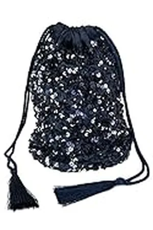 Maya Deluxe Mujer, Bolso de Lentejuelas para Damas de Honor, con cordón Brillante, Monedero para Fiesta de graduación de Noche, Embrague, , One Size