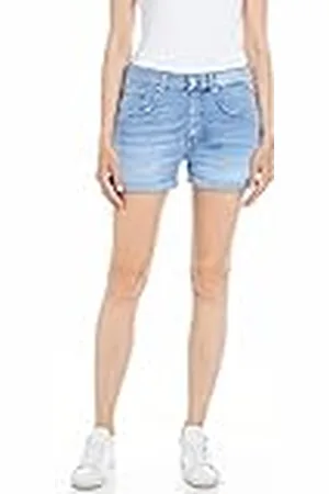 Replay WA611 Anyta 573 Pantalones Cortos de Jean, , 29W para Mujer