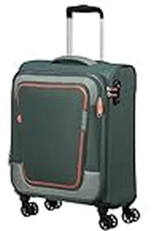 American Tourister Pulsonic - Spinner S, Echarplay Hand Luggage, 55 cm, 40.5/43.5 L, Verde (Bosque Oscuro)