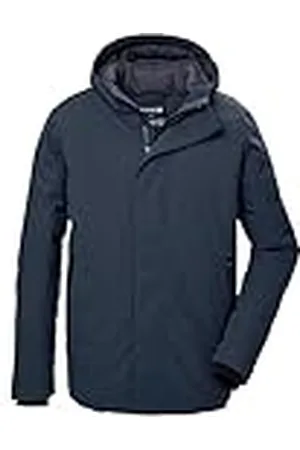G.I.G.A. DX by killtec Hombre Chaqueta funcional/chaqueta de exterior con capucha GW 11 MN JCKT, dunkel stahlblau, 3XL, 41864-000