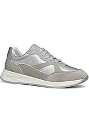 Geox D BULMYA A, Zapatillas Mujer, Silver, 36 EU