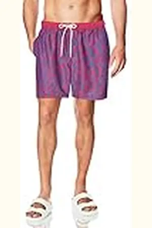 Amazon Bañador de Secado Rápido de 18 Cm - colores interrumpidos Hombre, , XXL