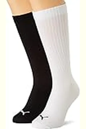 PUMA Graphic Logo Crew Sock Calcetín de tripulación, , 43-46 (Pack de 4) de los Hombres