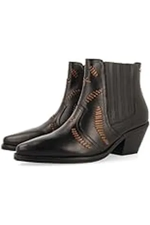 Gioseppo Botines Cowboy Bordado Piel SIKLOS