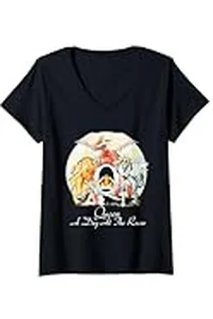 Queen Reina oficial A Day At The Races Camiseta Cuello V