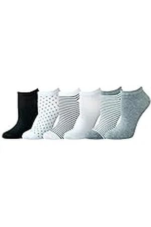 Amazon Calcetines Informales de Corte bajo, Ligeros Mujer, 6 Pares, , 36-39.5