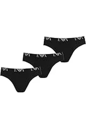 Emporio Armani 3-Pack Brief Essential Monogram Boxer Hombre, , S