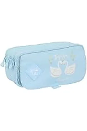 Glowlab CISNES - Portatodo Triple Big, Estuche Infantil, Estuche Niño, Ideal para Niños en Edad Escolar, Cómodo y Versátil, Calidad y Resistencia, 21.5x8x10 cm, Color