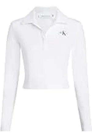 Calvin Klein Jeans Polo Collar Milano Regular Top J20J222556 Otras Camisetas de Punto, , M para Mujer