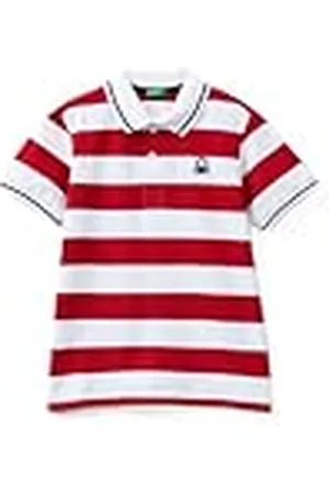 Benetton Camiseta Polo M/M 3ejdg300j Camisa, , 116 cm para Niños