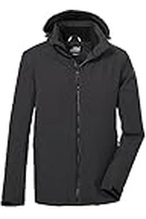 Killtec Hombre Chaqueta funcional/chaqueta de exterior con capucha desmontable KOW 22 MN JCKT, , M, 39705-000