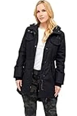 Brandit Women Marsh Lake Parka, color: black, size: 5XL