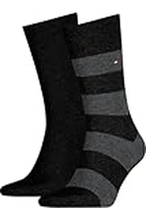 Tommy Hilfiger 342021001 Calcetines, Hombre, Negro ( 200), 43/46 (Tamaño del fabricante:043)