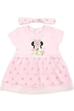 Disney Vestido Bebé Polar Minnie, Ropa Abrigada y Abrigada, Diseño Minnie Mouse para Bebé, , 24 Meses