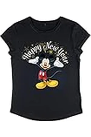 Disney Classic-Camiseta de Manga Larga para Mujer con diseño de Mickey, , L