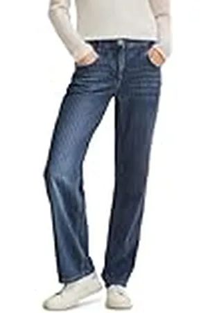 CECIL B378896 Vaqueros de Pierna Ancha con Rayas, , 31W / 32L Mujeres