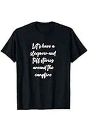 Statement Blend Vamos a tener una fiesta de pijamas y contar historias alrededor de la fogata Camiseta