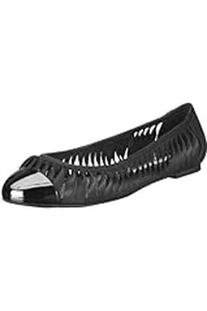 Buffalo London 210-5068 Paradise Leather Black 01 117205 - Bailarinas de Cuero para Mujer, Color , Talla 40
