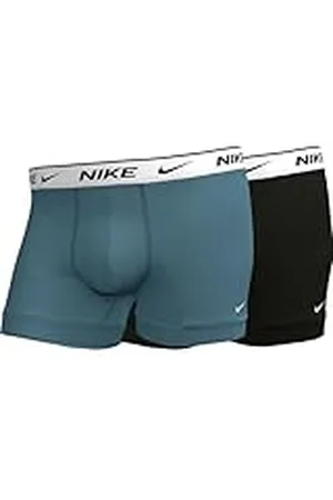 Nike Trunk 2pk Ropa Interior, Smokey Blue/Black-White WB, L para Hombre